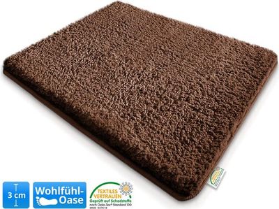 Kúpeľňová podložka Sky extra fluffy veľa farieb a veľkostí Earth Brown 60 x 100 cm