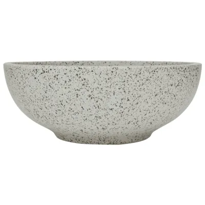 Image de Vasque à poser gris rond Φ41x14 cm céramique
