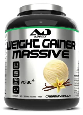 Image de Gainers - Addict Sport Nutrition - Weight Gainer Massive (2,5kg) - Saveur Vanille