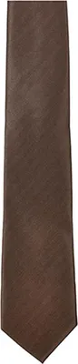 Immagine prodotto di Cravatta in twill / 144 x 8,5cm - Colore: Marrone - Dimensioni: 144 x 8,5cm