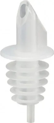 Zdjęcie produktu dla BILLY - plastikowa wylewka na 0,5 - 1,5 l. Butelki - przezroczyste - z 5 lamelami