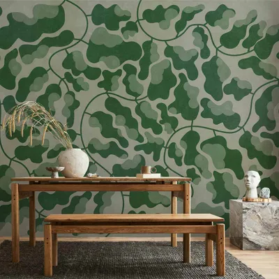 Produktbild von Vlies Fototapete - Green Labyrinth 350x256 cm Blätter a-A-10494-a-a