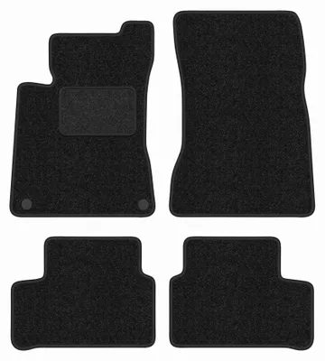 Image de Tapis de sol en moquette pour Mercedes B W247 2018- (monospace) – jeu 4 pièces, anthracite, sur mesure – Wielganizator ANTHRA