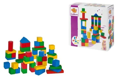 Produktbild von Eichhorn Bunte Holzbausteine 50
