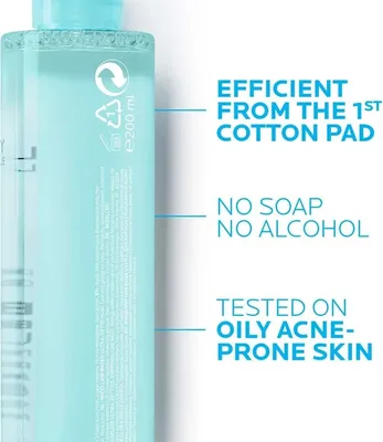 Produktbild von La Roche-Posay - Mizellenwasser für die Gesichtsreinigung Effaclar (Purifying Micellar Water) 200 ml 200ml