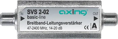 Produktbild von Axing SVS 2-02 Satelliten-Leitungsverstärker Inline Breitband (20 dB, 47-2400 MHz)