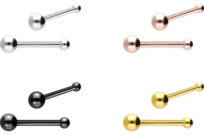 Produktbild von Nasenpiercing, Nasenstecker Chirurgenstahl Nasenstecker Pin KUGEL