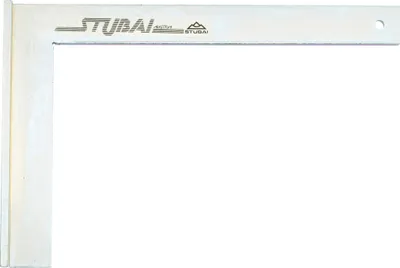 Produktbild von STUBAI Schlosserwinkel mit Anschlag – 150 mm Länge – robuster Anschlagwinkel aus gehärtetem Stahl – präzise Rechtwinkligkeit – ideal für Metallbau, Werkstatt, Industrie