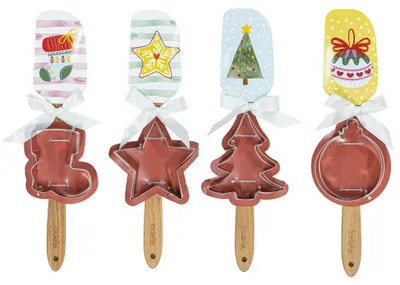 Imagen del producto de Ladelle Fa La La Thekendisplay Assortiert Teigschaber & Ausstecher-Set 30x8x4cm 73966
