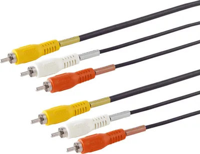 Produktbild von 3 Cinchstecker/ 3 Cinchstecker 1xVideo 2xAudio 5m