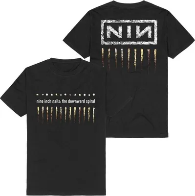 Produktbild von Nine Inch Nails T-Shirt Herren The downward spiral drip schwarz M