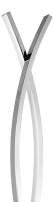 Produktbild von EGLO Lasana 2, Chrom, Weiß, Schlafzimmer, Wohnzimmer, Aluminium, Kunststoff, Stahl, IP20, II, 25000 h