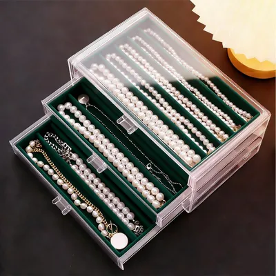 Produktbild von Acryl Organizer für Ketten mit 3 Schubladen