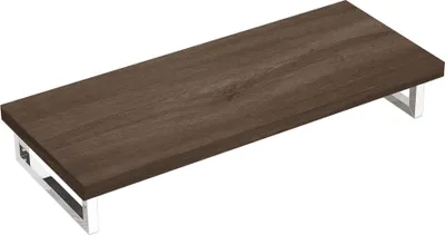 Immagine prodotto di doporro Mensola Sospesa Porta Lavabo 50x120 cm in Legno Marrone, Consolle da Parete per Lavabo da Appoggio, Mobile da Bagno con Staffe Platte01