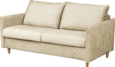 Produktbild von home24 Schlafsofa mit Matratze - Samt
