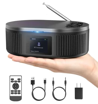 Productafbeelding van Draagbare cd-speler met Bluetooth, LCD-display en Luidspreker