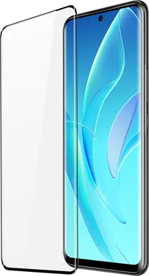 Image de 10D Protection en verre compatible avec Honor 60 Pro Curved Film de protection Entièrement adhésif et couvrant