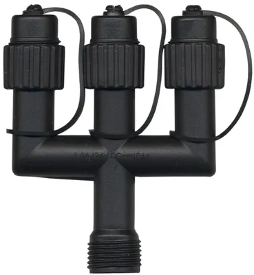 Zdjęcie produktu dla Best Season System 24 „LED-E-Connector – Extra” 3 złącza, do użytku na zewnątrz, 490-20