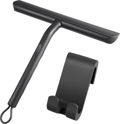 Immagine prodotto di Portasapone da doccia antiscivolo - 21 cm, nero