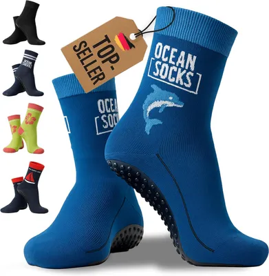 Produktbild von Strandsocken mit Sohle, rutschfest, für Kinder, Damen und Herren, für den Strand