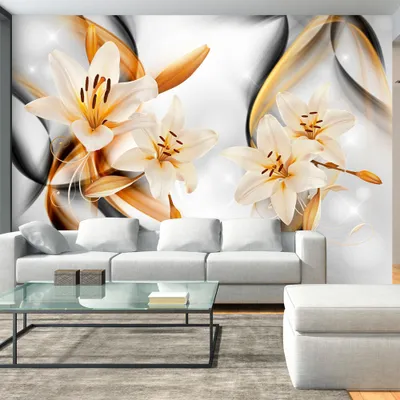 Produktbild von Basera Fototapete Lilienmotiv b-A-0267-a-b, Vliestapete, 350x245 cm