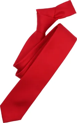 Produktbild von VENTI Herren Business-Krawatte 6cm Polyester/Seidenmix gewebt Rot