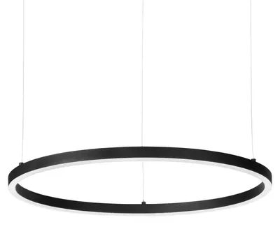 Produktbild von Moderne Hängeampel Aluminium-Kunststoff Schwarz Led 39W 3000K