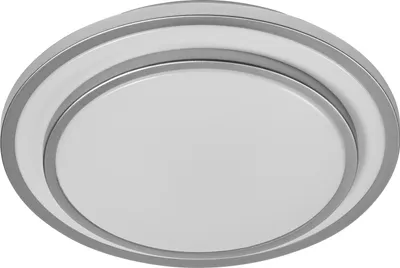 Produktbild von OSRAM ORBIS BERLIN LED-Deckenleuchte 300mm, silber, 16W, 2000lm, warmweiße Lichtfarbe, sehr homogene Lichtverteilung, lange Lebensdauer, fest verbautes LED-Modul, rund, IP20 Schutzklasse, 3000K