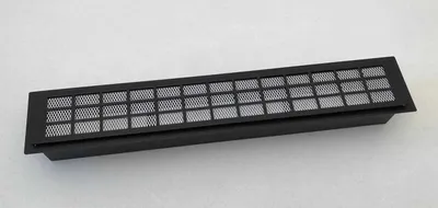 Produktbild von Lüftungsgitter zur Hinterlüftung brennbarer Wände | schwarz | 55 cm