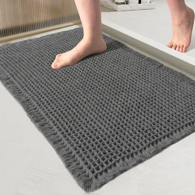Zdjęcie produktu dla Mata antypoślizgowa do pod prysznic, wykonana z bawełny, o wymiarach 40 x 60 cm