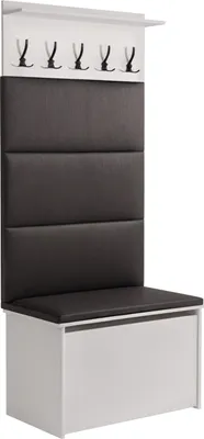 Immagine prodotto di Scarpiera con sedile e appendino ANDY