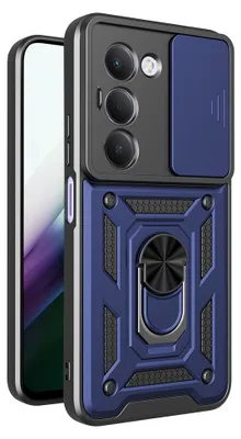 Obrázok produktu pre Techsuit – CamShield Series puzdro s posuvným krytom fotoaparátu pre Xiaomi Redmi 15 4G / Redmi 15 5G – modré