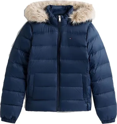 Produktbild von TOMMY JEANS BASIC HOODED DOWN JA Blau