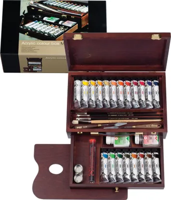 Produktbild von Rembrandt 18840002, Schwarz, Blau, Grün, Orange, Rot, Rose, Weiß, Gelb, Tube