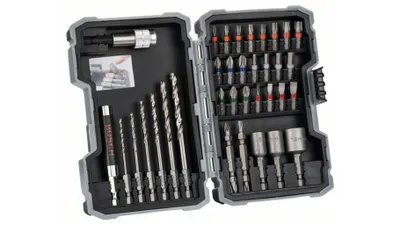 Image de BOSCH 2607017328 BOSCH Jeu de forets et d'embouts HSS-G, 35 pièces