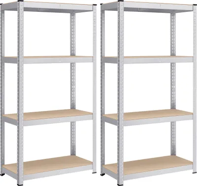 Produktbild von SONGMICS Schwerlastregal, 2er Set, Kellerregal, Lagerregal, 40 x 80 x 160 cm