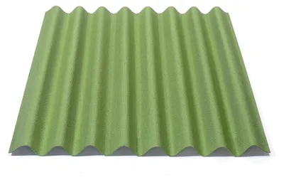 Produktbild von Onduline Easyline Dachplatte Wandplatte Bitumenwellplatten Wellplatte 1x0,76m - grün