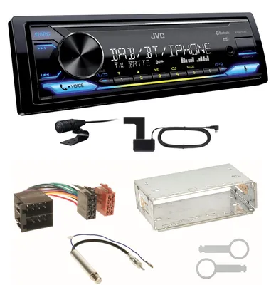Produktbild von JVC KD-X472DBT Digitalradio FLAC Einbauset für Golf 4 Passat 3B Polo 6N 9N Lupo