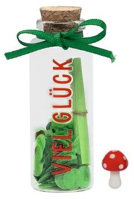Produktbild von Geschenkgläschen mit Botschaft, sortiert, 8,5 × Ø 3 cm