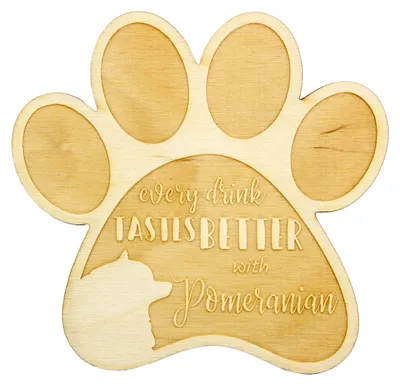 Obrázek produktu pro Art-Dog Podtácek pod hrnek – Pomeranianský pes