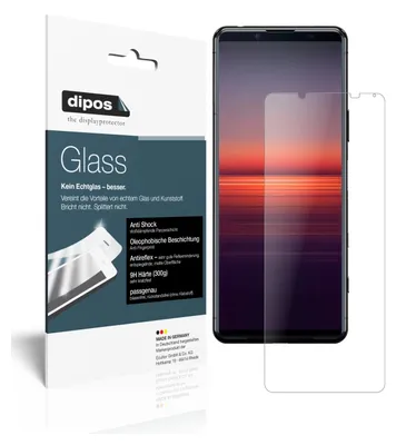 Produktbild von 2x Schutzfolie für Sony Xperia 5 II matt - Anti-Shock 9H Folie dipos Glass Kunststoffglas