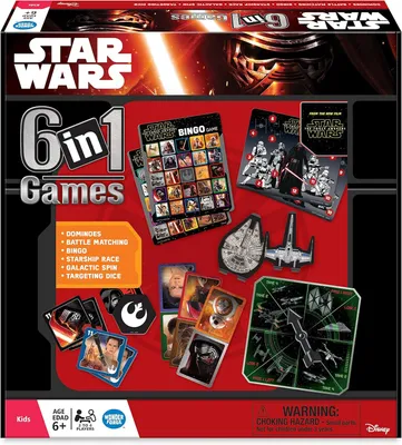 Produktbild von Ravensburger Star Wars Episode 7, 6-in-1-Spieleset (englische Version)
