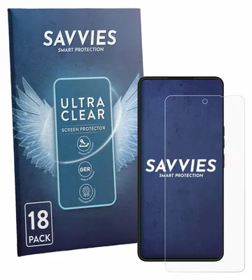 Produktbild von 18x Für Volla Phone Plinius Plus Schutzfolie Savvies Displayschutz Display Schutz Folie Klar Transparent
