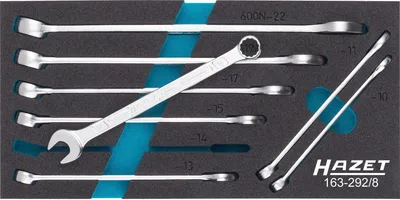 Obrázok produktu pre Hazet 163-292/8 Crowfoot wrench set 8-piece Spanner size (metric) 10 - 22 mm