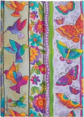 Zdjęcie produktu dla Paperblanks Hummingbirds & Flutterbyes, Obraz, Wielobarwny, 144 ark., 120 g/m², Twarda okładka, Dorosły