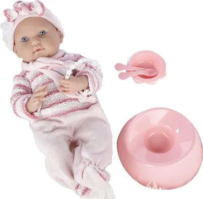 Zdjęcie produktu dla WIKY Baby w kombinezonie różowy 40 cm