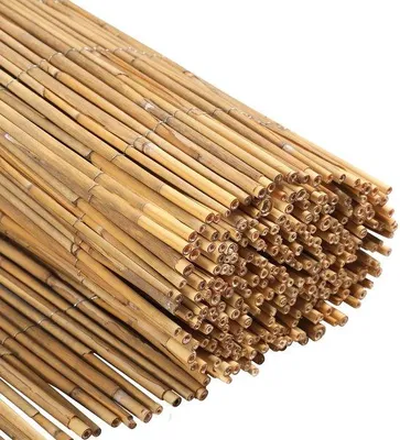 Obrázek produktu pro Přírodní proutěná rohož 80 x 600 cm, dlouhé přírodní proutě, dekorativní zahradní plot, zahradní plot na balkon a do zahrady