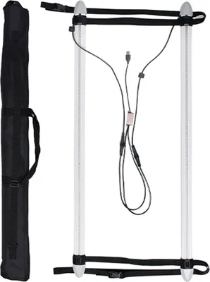 Zdjęcie produktu dla Oświetlenie LED paddleboardu z akumulatorem. Kolorowe oświetlenie LED z torbą do przenoszenia deski SUP