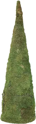 Produktbild von Weihnachtsbaum Deko Moos Naturgrün, Künstliche Festtagsdekoration, Innenbereich Ø30cm H100cm