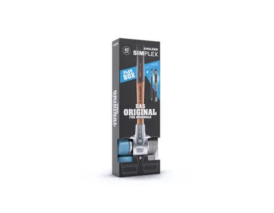 Produktbild von HALDER Aktionsbox Fliesenleger SIMPLEX Schonhammer 40mm + Ersatzeinsätze